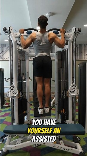 How to do a dual cable machine assisted pull up #assistedpullups #dualcableassistedpullup #tutorial