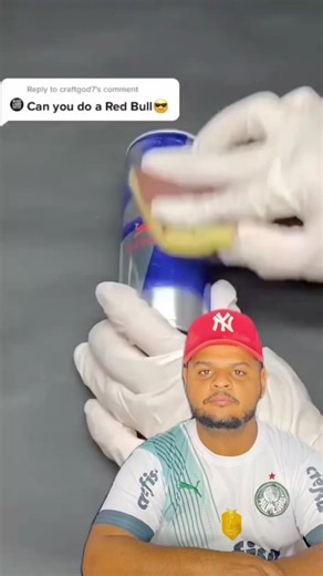Transparent red bull 🥤 #hacks #reallifehacks #experiment #test