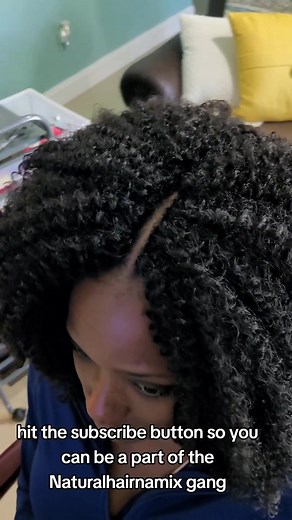 Crochet Kinky Curly Afro With Knotless Part | Naturalhairnamix