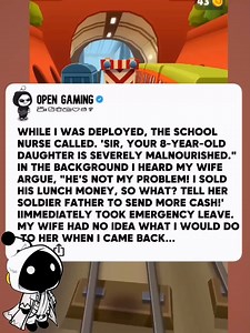 42K views · 773 reactions | While I Was Deployed, The School Nurse Called. 'Sir, Your 8-Year-Old Daughter Is Severely Malnourished." In The Background I Heard My Wife Argue, "He's Not My Problem! I Sold His Lunch Money, So What? Tell Her Soldier Father To Send More Cash.' I Immediately Took Emergency Leave. My Wife Had No Idea What I Would Do To Her When I Came Back...#reddit #redditstories #storytime #redditreadings #askreddit | Pika04 | Facebook