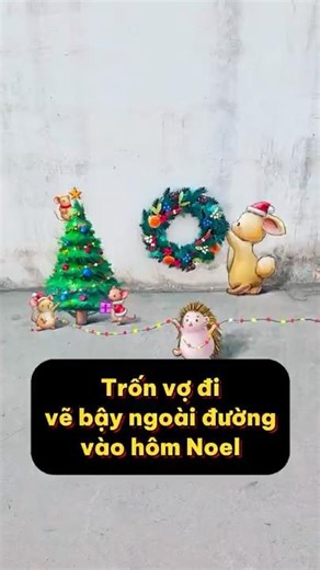 Impromptu 3D street art #42: Sneaking away from my wife to do graffiti on the street for Christmas.