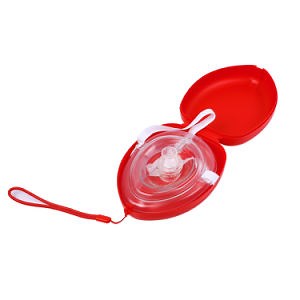 [Hot Item] CPR One Way Valve Face Shield with Hard Case- CPR Mask