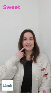 Our thoughts are straying to SWEET chocolate Easter eggs... Watch Deirdre demo the Lámhsign for SWEET. If you're hungry for more follow #LámhEasterSigns for Easter, chocolate, egg. | Lámh Sign