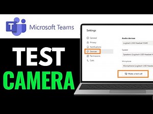 How to Test Camera on Microsoft Teams 2025 (QUICK GUIDE)