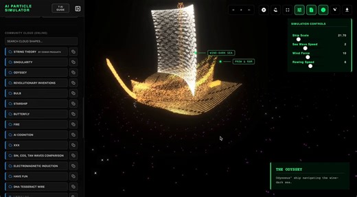 🚨 BREAKING: Someone just built a tool that generates and visualizes complex 3d particle systems just by typing a prompt.You tell it what you want, it builds the physics, and you export the react or three.js code instantly.100% Free.