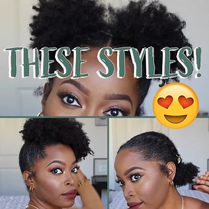 6 NATURAL & SIMPLE Hairstyles | MsNaturally Mary