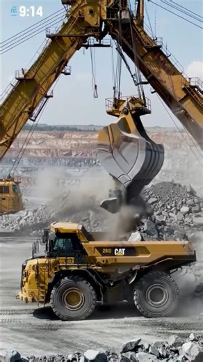 Giant Mining Shovel Loads 240 Ton Dump Truck | Extreme Heavy Equipment‼️