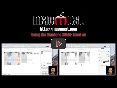 Using the Numbers SUMIF Function (#1580)