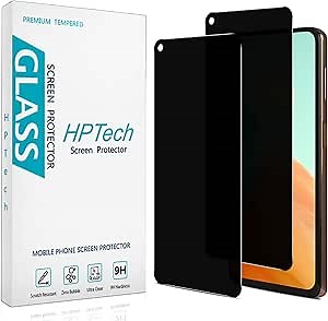 HPTech (2 Pack) Privacy Screen Protector for Motorola Moto G Stylus 5G (2021) Anti Spy Tempered Glass, Bubble Free, Case Friendly