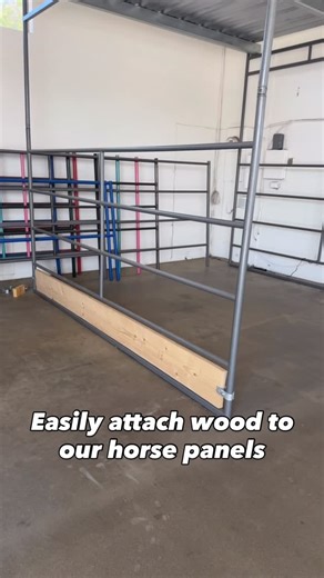 SoCal Fence and Barn 磊Corral Panels on Instagram: "We make a special panel clamp that is flat on one of the sides. This will allow you to easily add wood boards to the bottoms of our panels to help keep shavings inside of your horse stalls  SoCal Fence and Barn www.socalfenceandbarn.com 840 Sixth St Norco, California 92860 #horsestalls #horsestable #horses #equine #livestock #equestrian #horsebarn #socalfenceandbarn #norcoca #norcocalifornia #horsetownusa"