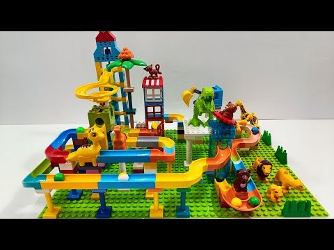 🎡 Jungle Adventure Marble Run — Wild Animals & Crazy Colorful Tracks!