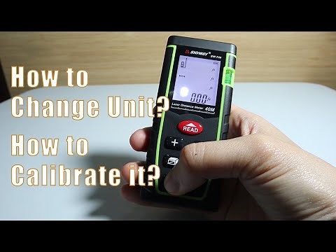 Laser Distance Meter | How to Change Unit & Calibrate it