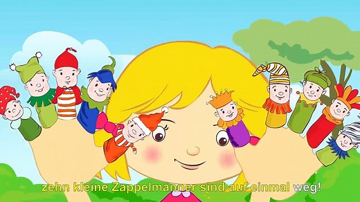 Zehn kleine Zappelmänner Kinderlieder zum Mitsingen | Sing Kinderlieder