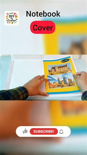Notebook cover 📒 without glue and tape #homemadepapercraft #diy #craft