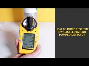 How do I manually bump test the BW GasAlert Micro 5 multi gas detector?