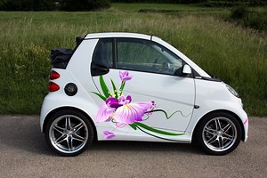 Floral Car Sticker for Women – Large Vinyl Flower Decal for Car, Truck, Jeep – Waterproof Peel & Stick Car Side Graphics - Etsy