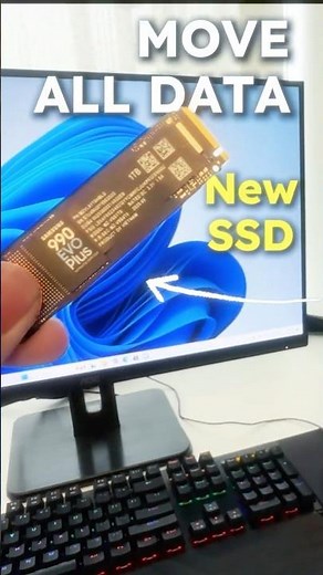 How to Move All Data to New SSD #pctips #nvme