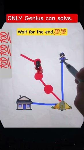 Connect the lines to help them get home safely.#shortvideo #gamingvideos #games