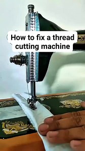How to fix a thread cutting sewing machine #sewingmachineservice #sewingmachine #tutorial | Mee's stitches