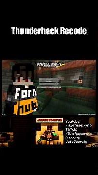 ThunderHack-Recode 1.21.1 ¡Sin perder tiempo! 👌#minecraft #shorts