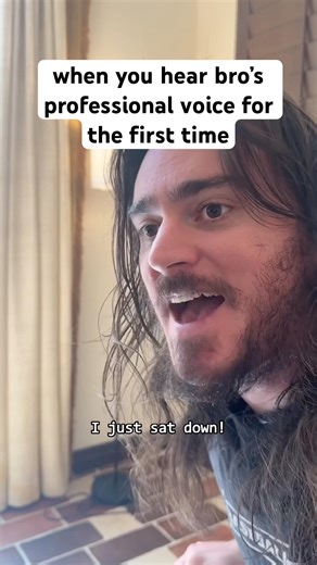 when you hear bros professional voice for the first time #shorts #comedy #funny