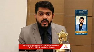 Toastmasters Division G Hosts Successful TAC-G 2025 Annual Conference...