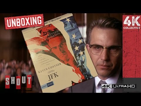 JFK Director’s Cut 4K UltraHD Blu-ray Unboxing with Theatrical cut on Blu-ray