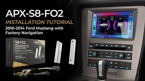 iDatalink Maestro APX-S8-FO2 - Installation tutorial for 2010-2014 Ford Mustang with Factory Nav