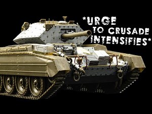 Let's Build "Old" Tamiya 1/48th Tank - Crusader Mk III