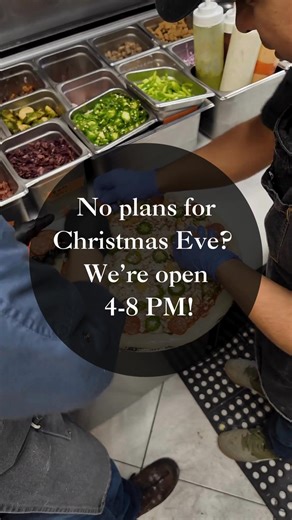 While some are decking the halls, we’re here keeping the spirit alive for those who celebrate differently. Join us on Christmas Eve for a warm welcome and a cozy escape. 🍕 Open 4 - 8 PM. ⁠ ⁠ 📍 Edmonds, WA - Salish Crossing, near the waterfront. | Niles Peacock Kitchen & Bar