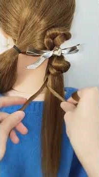 Sweet girl concert hair arrangement girls hair tying and updo tutorial#Compile and distrib