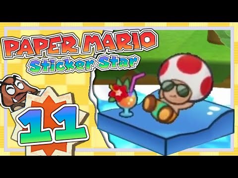 Paper Mario: Sticker Star📖- [Ep. 11] - Urlaubsparadies-Oase & Maxi-Cheep-Cheep Fail!