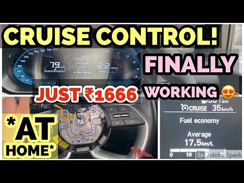 HOW to install CRUISE CONTROL in your car *AT HOME*| hyundai i20, SELTOS, SONET😍| fully working 😎