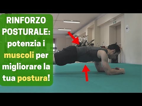 ALLENAMENTO di RINFORZO POSTURALE: potenzia i muscoli per MIGLIORARE LA TUA POSTURA
