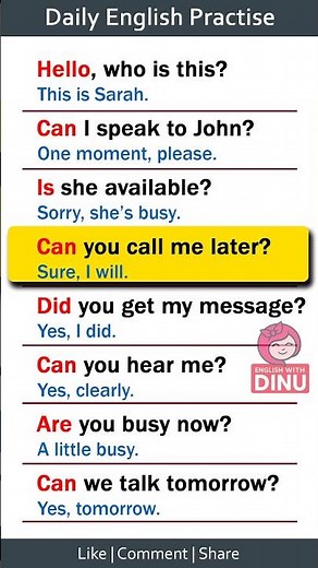 Learn to Speak English Fluently Fast 🚀 | Daily Tips