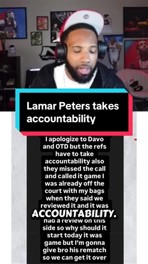 Lamar Peters Takes Accountability for Rematch with Trey Lewis