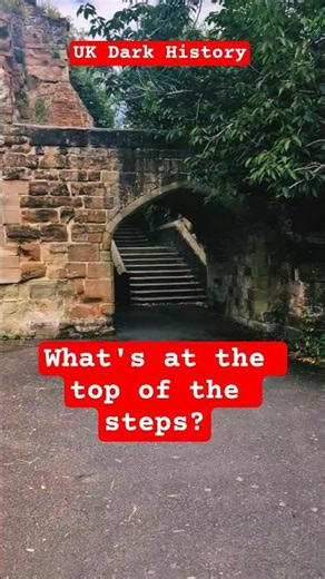 I found Medieval stone stairs by the Cathedral in Worcester! UK Dark History