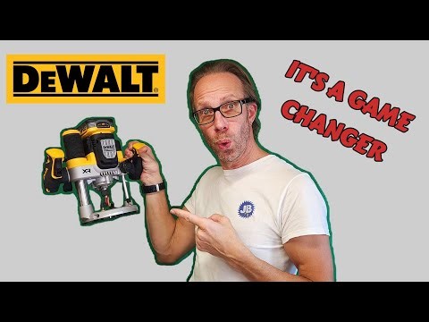 The UNBELIEVABLE Dewalt plunge router - AMAZING NEW FEATURES