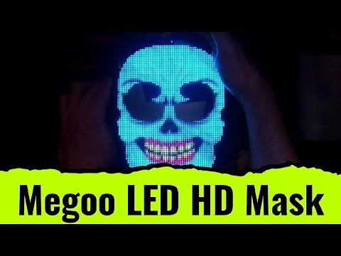 Megoo LED HD Face Mask Let's You Get Your Glow On! - It's Video Customisable