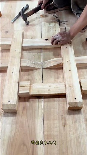Pine Solid Wood Door Making Process | Traditional Woodworking in Action #ubdiy #woodworking #viral