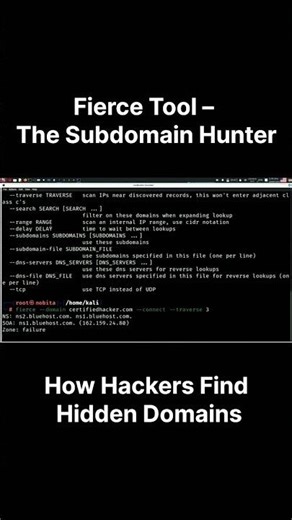 How Hacker Find Hidden Domain 🥷🏻#hacker #tools #domain #technology #tech