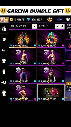 Garena Bundle Gift 😂|| XiAOMI Para poco -f1, f2, m2, m3, m4,x2, x3, x3pro#shots