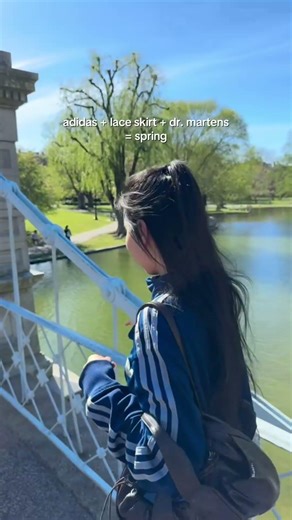 My version of spring #springfashion #outfitinspo #adidas #drmartens #ootdfashion