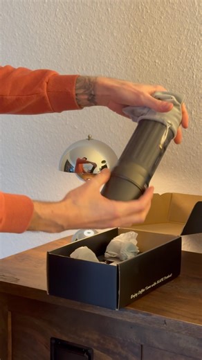 Portable espresso machine with flow control and temperature control via app #asmr #espresso #coffee