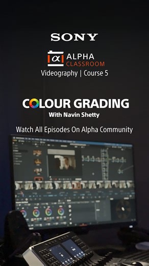 All episodes of the new Alpha Classroom course on Colour Grading are out now! 🎨​ Here's what you will learn with mentor Navin Shetty: ​ ✨ Introduction – The Power of Colour Grading​ 🎬 Overview – The DOP–Colourist Symphony​ 🖥️ Industry-Standard Software – Tools of the Trade​ 📢 Live-Grading Session – Commercial Mastery​ ⚡ Resourceful Grading – Bridging Professional & Prosumer Technologies​ 💍 Colour Grading for Wedding Films​ Click this link to watch all the episodes- https://shorturl.at/mtxLQ