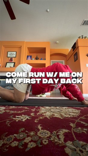 Come RUN with me. First day back.