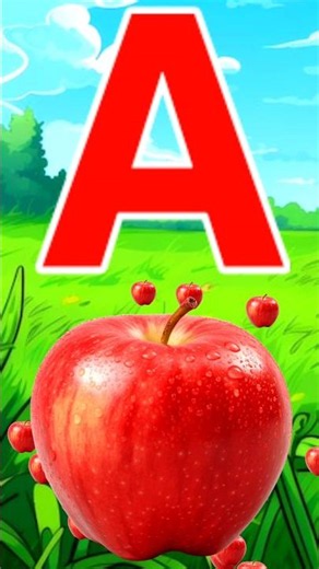 A for apple | अ से अनार | abcd | phonics song | a for apple b for ball c for cat #shorts #short