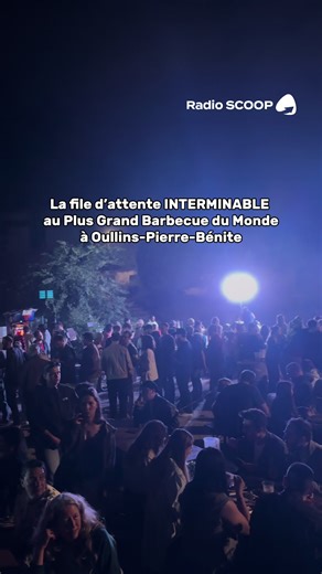 Plus de 2h d’attente ce samedi 2 mai au soir au Plus Grand Barbecue du Monde à Oullins-Pierre-Bénite ! 😱🥩 #Barbecue #Oullins #Lyon