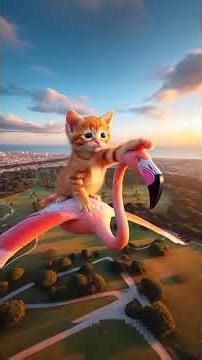 cute tiny cat saved many tiny cats frozen by bad scientist. #viral