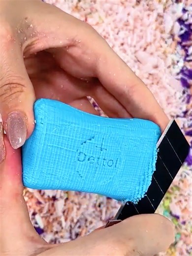 Crystal Soap Cutting ASMR Experience